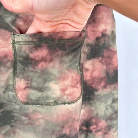 Lands' End Women's Tie Dye High-Rise Slim Flat Front Leggings Multicolor Size 1X - Picture 9 of 14